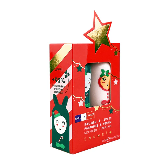 Inuwet%20Yıldız%20Figürlü%202li%20Dudak%20Nemlendiricisi%20Seti-Kiraz%20ve%20Pamuk%20Şekeri