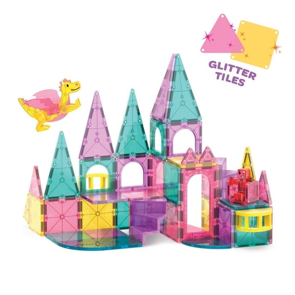 Magna-Tiles%20Castle%20DLX%20+%20microMAGS%20-%20Prenses%20Şatosu%2048%20Parça