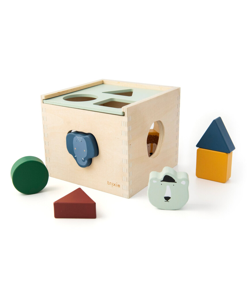 Trixie - Wooden Shape Sorter - Ahşap Şekil Ayırıcı Oyuncak