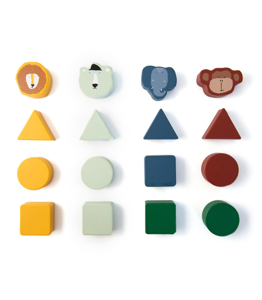 Trixie - Wooden Shape Sorter - Ahşap Şekil Ayırıcı Oyuncak