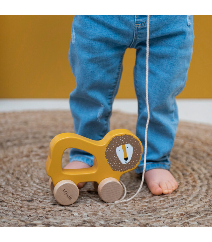 Trixie%20-%20Mr.%20Lion%20Wooden%20Pull%20Along%20Toy%20-%20Ahşap%20İpli%20Araba