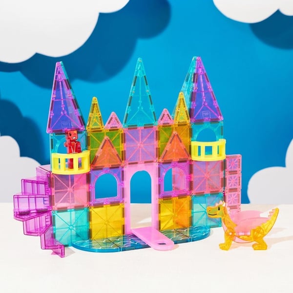 Magna-Tiles%20Castle%20DLX%20+%20microMAGS%20-%20Prenses%20Şatosu%2048%20Parça