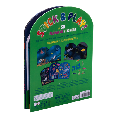 FLOSS%20&%20ROCK%20Tak%20Çıkart%20Sticker%20Oyun%20Sahnesi/%20Dino