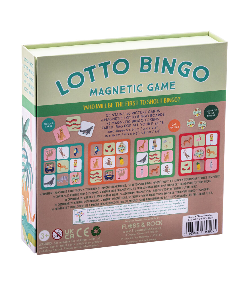 Mıknatıslı%20Bingo%20Şans%20Oyunu%20/%20Jungle%20*YENİ*