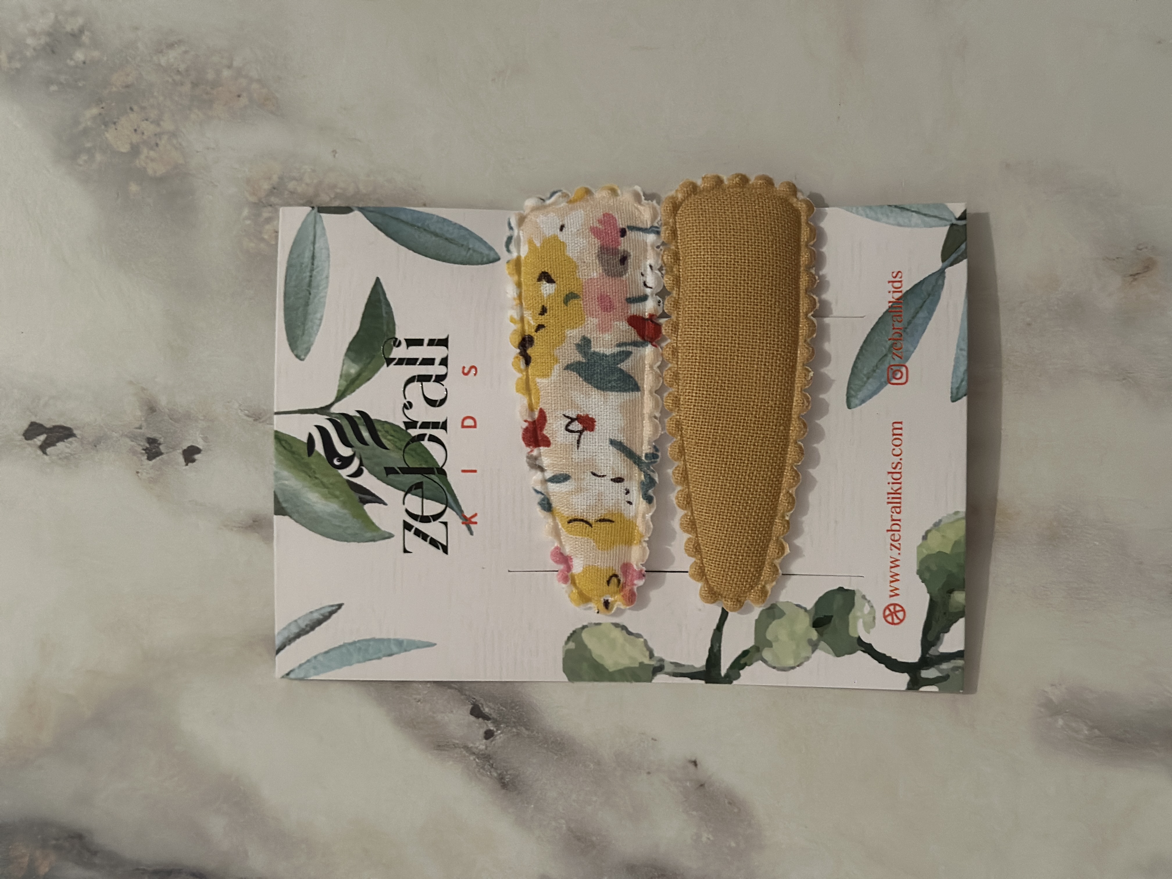 Hardal/Pastel%20Çiçekli%20Klips%20Toka