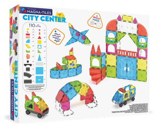 MAGNA- TILES® - City Center Manyetik Bloklar - 110 Parça