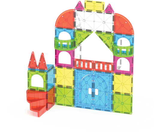 MAGNA- TILES® - City Center Manyetik Bloklar - 110 Parça