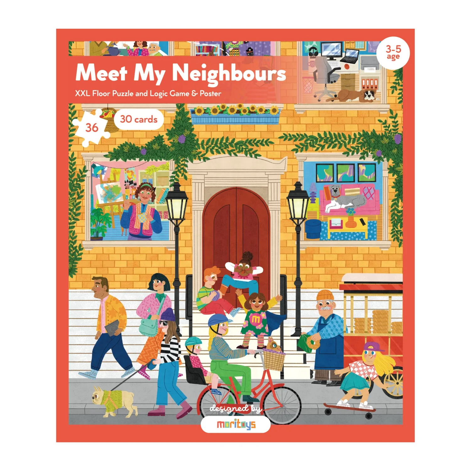 Moritoys%20-%20Meet%20My%20Neighbours%20-%2036%20Parça%20XXL%20Dev%20Puzzle,%2030%20Aktivite%20Kartı%20&%20Poster