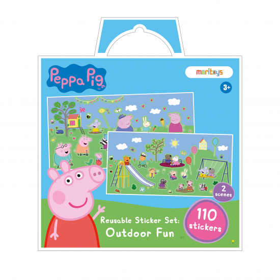 Moritoys - Peppa Pig Outdoor Fun Reusable Sticker Set