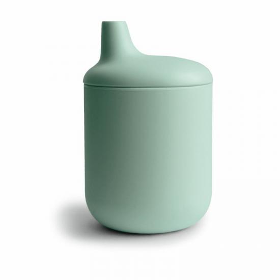 Mushie Silikon Sippy Cup - Cambridge Blue