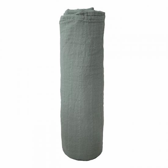 Mushie Organik Müslin Örtü / Kundak - Roman Green