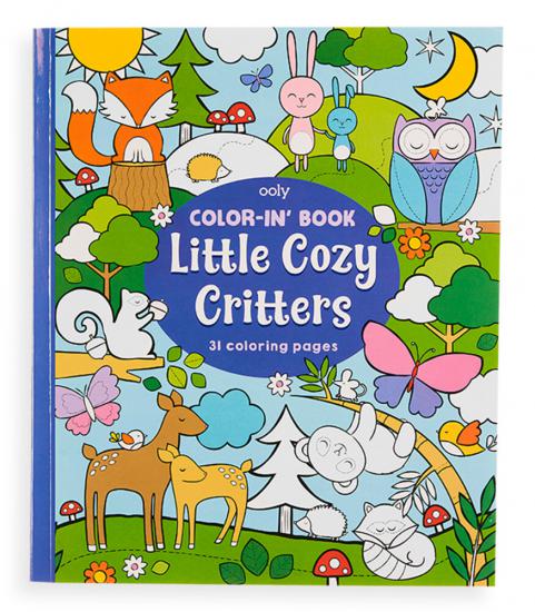 Ooly Boyama Kitabı - Little Cozy Critters