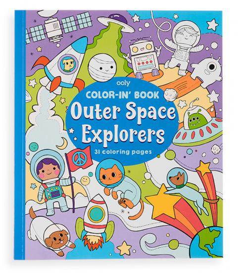 Ooly Boyama Kitabı - Outer Space Explorers