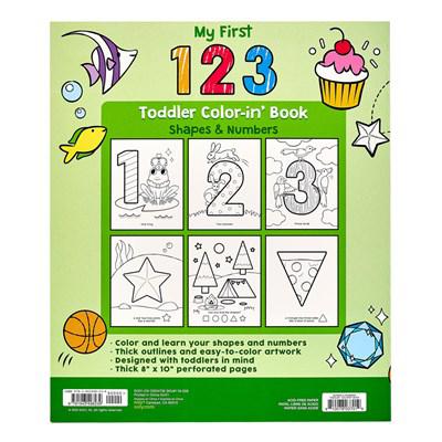 Ooly Boyama Kitabı - 123 Shapes & Numbers
