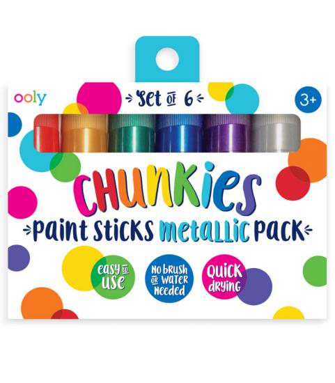 Ooly Chunkies Pastel Boya 6’lı Metalik Renkler