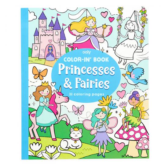 Ooly Boyama Kitabı - Princesses & Fairies