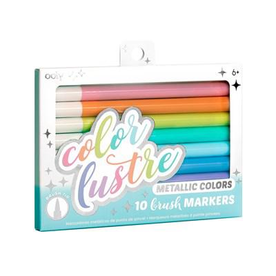Ooly Color Lustre Fırça Uçlu 10’lu Metalik Kalem
