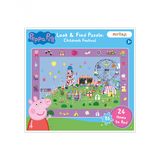 Moritoys - Look & Find Puzzle: Peppa Pig Children’s Festival 