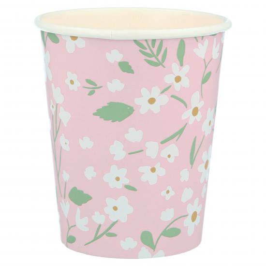 Meri Meri - Ditsy Floral Cups - Çiçekli Bardaklar - 12’li