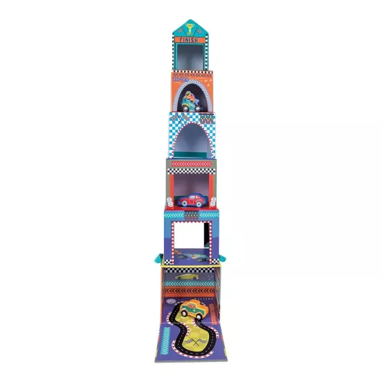 Floss & Rock Ahşap Figürlü Küpler / Cars /Arabalar