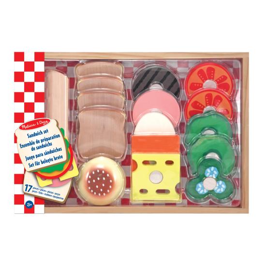 Melissa&Doug - Ahşap Sandviç Seti