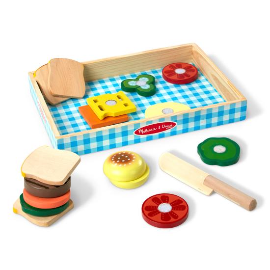 Melissa&Doug - Ahşap Sandviç Seti