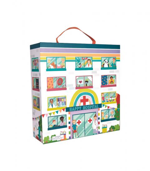 FLOSS & ROCK Ahşap Figürlü Oyun Kutuları / Happy Hospital