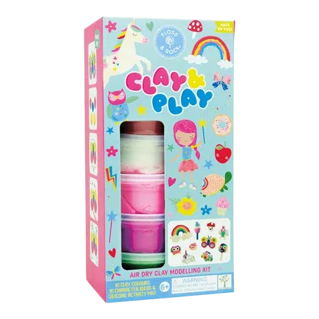Floss & Rock Clay And Play Hava İle Kuruyan Kil Seti/ Rainbow Fairy