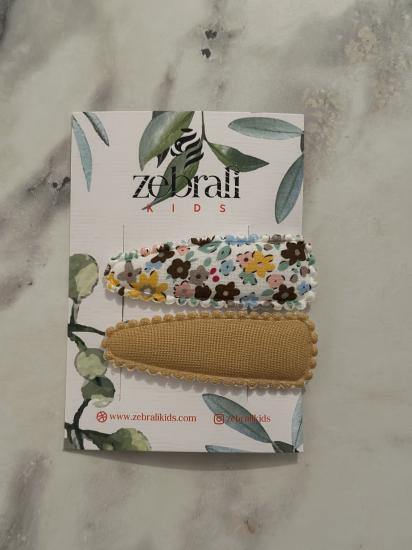 Hardal/Çiçek Klips Toka