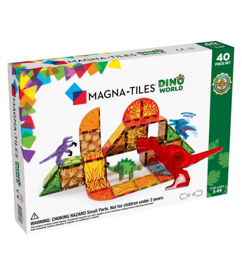 Magna-Tiles - Dinozor Dünyası - 40 Parça