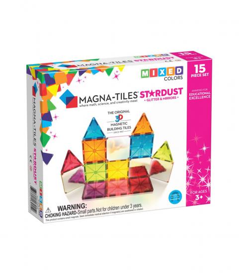 Magna-Tiles - Parıltılı & Aynalı - 15 Parça