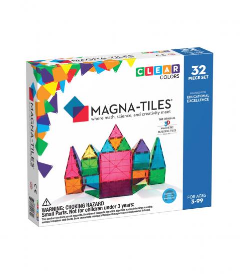 Magna-Tiles Clear Colors 32 Parça