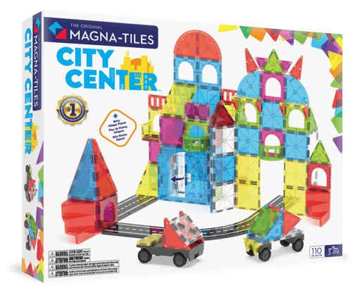MAGNA- TILES® - City Center Manyetik Bloklar - 110 Parça