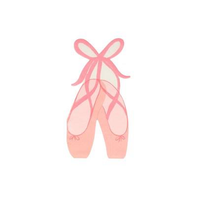 Meri Meri - Ballet Slippers Napkins - BalerinPeçete - 16’lı