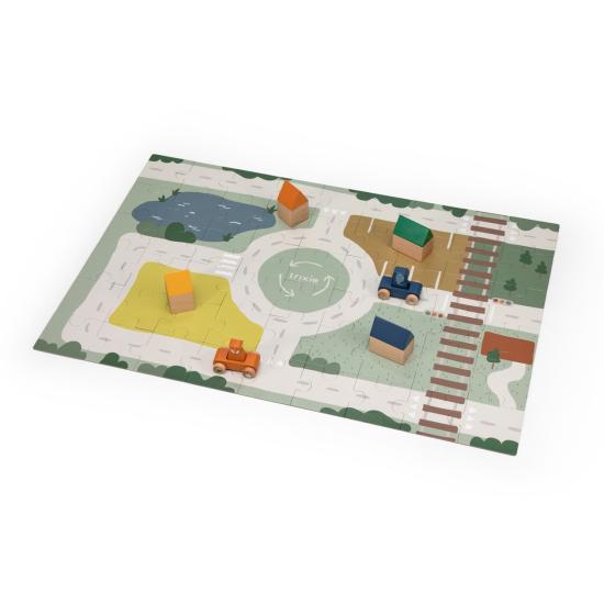 Trixie - Wooden Road Puzzle with Accessories - Ahşap Yol Yapbozu